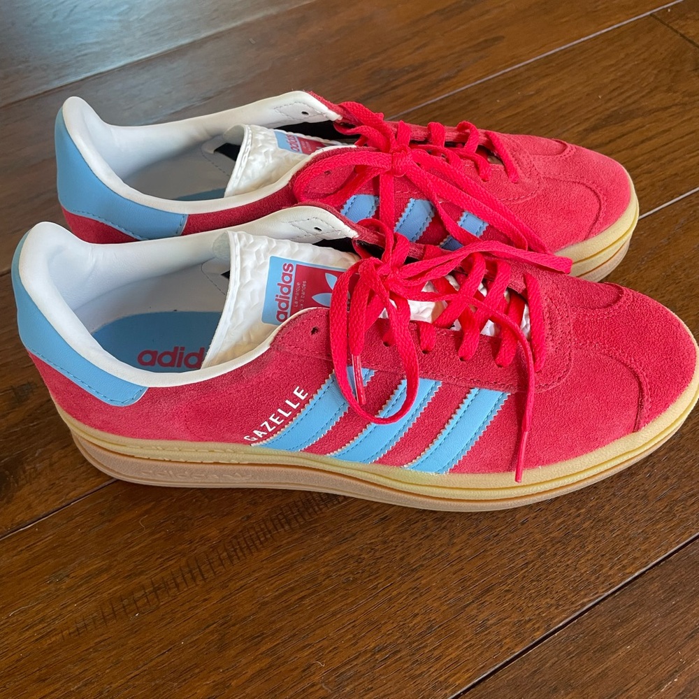 Adidas Blue and Red Sneakers